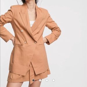 NWOT Linen Suit Shorts (Matching Blazer Available)